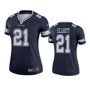 Dallas Cowboys Ezekiel Elliott Navy Legend Jersey - Cocomos