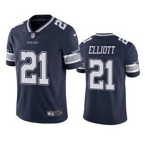 Dallas Cowboys Ezekiel Elliott Navy Vapor Untouchable Limited Jersey