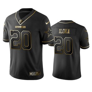 Dallas Cowboys George Iloka Black Golden Edition 2019 Vapor Untouchable Limited Jersey - Mens