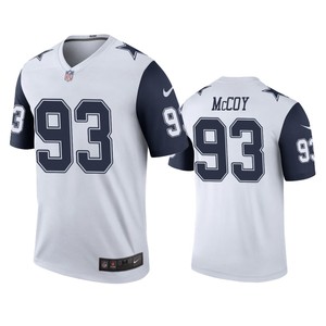 Dallas Cowboys Gerald Mccoy White Color Rush Legend Jersey