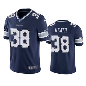 Dallas Cowboys Jeff Heath Navy 100th Season Vapor Limited Jersey