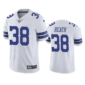 Dallas Cowboys Jeff Heath White 100th Season Vapor Limited Jersey