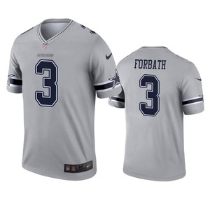 Dallas Cowboys Kai Forbath Gray Inverted Legend Jersey