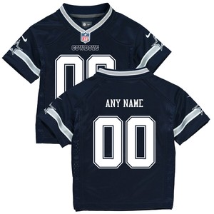 Dallas Cowboys Nike Toddler Custom Game Jersey - Navy