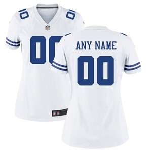 Dallas Cowboys Nike Womens Custom Game Jersey - White