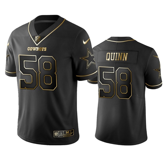 Dallas Cowboys Robert Quinn Black Golden Edition 2019 Vapor Limited Jersey - Mens