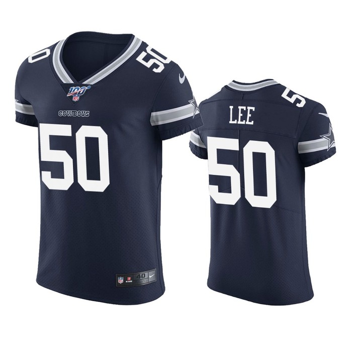 Dallas Cowboys Sean Lee Navy 100th Season Vapor Elite Jersey