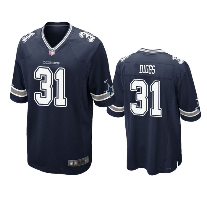 Dallas Cowboys Trevon Diggs Navy 2020 Nfl Draft Jersey