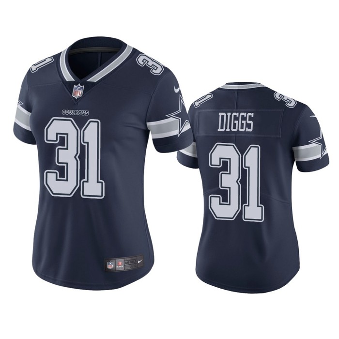 Dallas Cowboys Trevon Diggs Navy Vapor Untouchable Limited Jersey - Womens