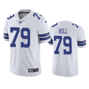 Dallas Cowboys Trysten Hill White 100th Season Vapor Limited Jersey - Cocomos