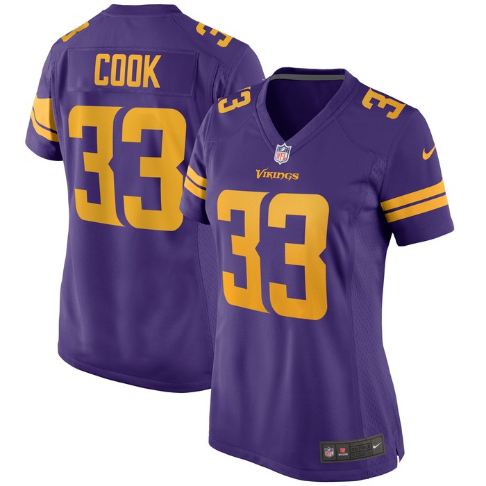 Dalvin Cook Minnesota Vikings Womens Alternate Game Player Jersey - Purple Nfl