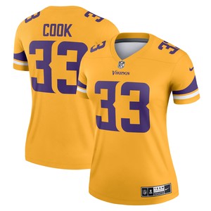 Dalvin Cook Minnesota Vikings Womens Inverted Legend Jersey - Gold Nfl