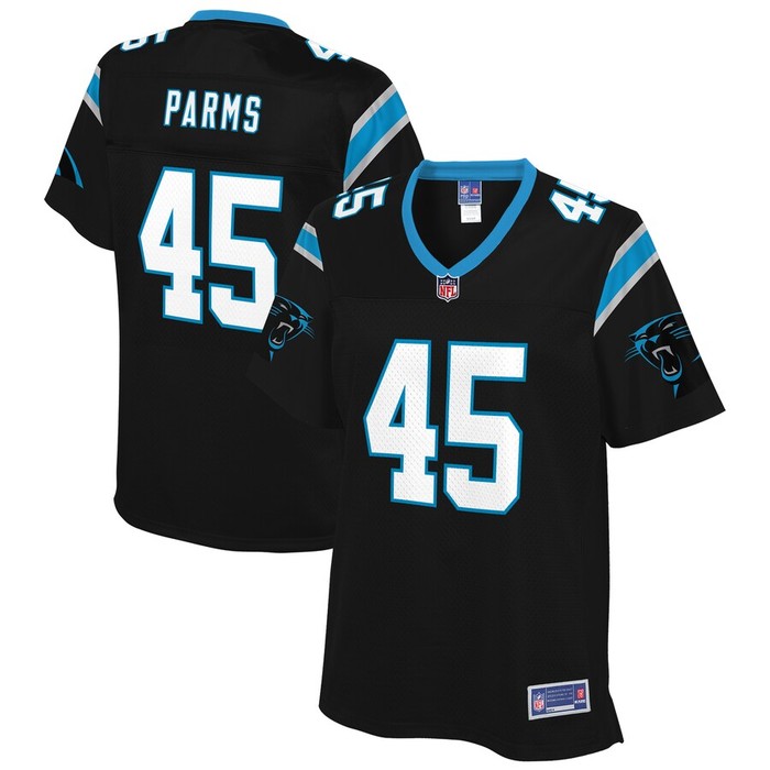 Damian Parms Carolina Panthers Nfl Pro Line Womens Team Color Player Jersey - Black