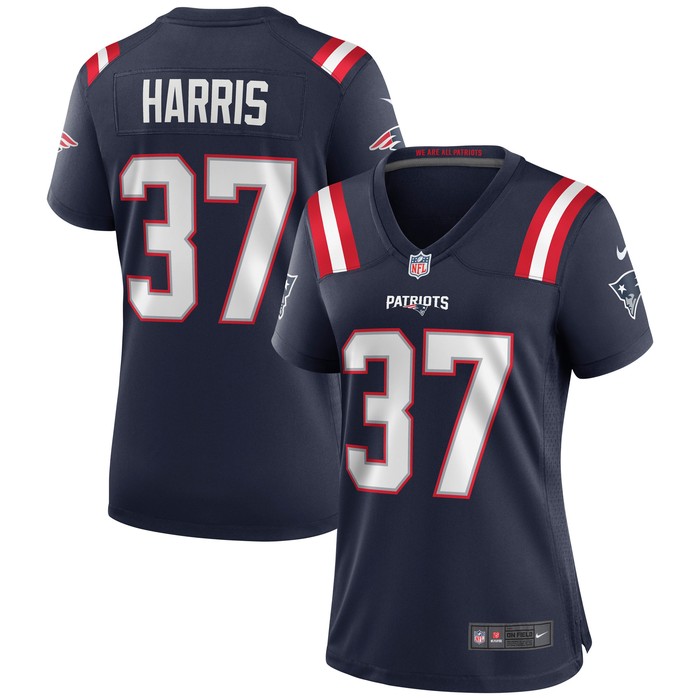 Damien Harris New England Patriots Womens Game Jersey Navy Nfl