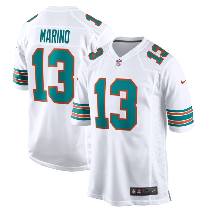 Dan Marino Miami Dolphins Retired Player Jersey White Nfl