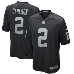 Daniel Carlson Las Vegas Raiders Game Player Jersey - Black Nfl