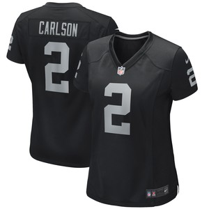 Daniel Carlson Las Vegas Raiders Womens Player Game Jersey - Black Nfl