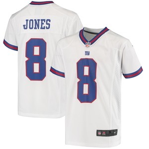 Daniel Jones New York Giants Color Rush Game Jersey - White Nfl