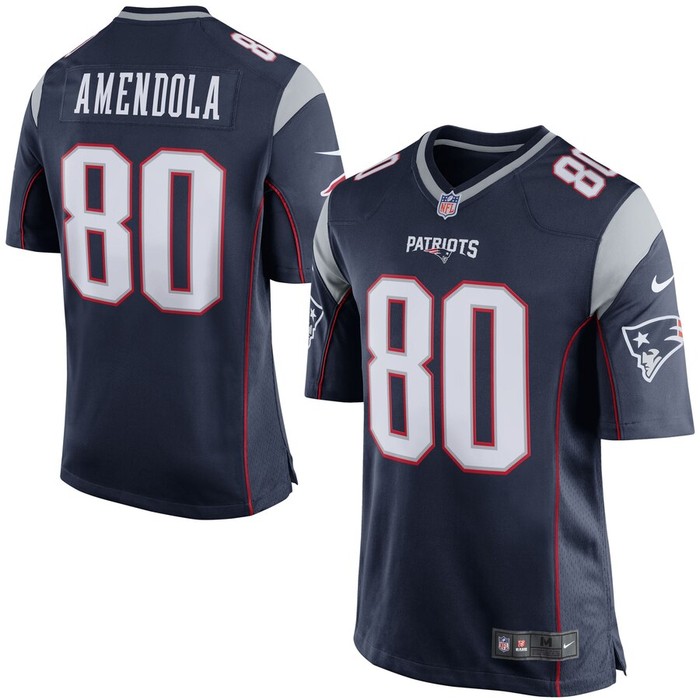 Danny Amendola New England Patriots Nike Game Jersey - Navy Blue/silver