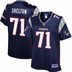 Danny Shelton New England Patriots Nfl Pro Line Womens Jersey - Navy