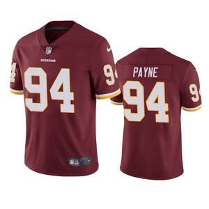 Daron Payne Washington Redskins Burgundy Vapor Limited Jersey - Cocomos