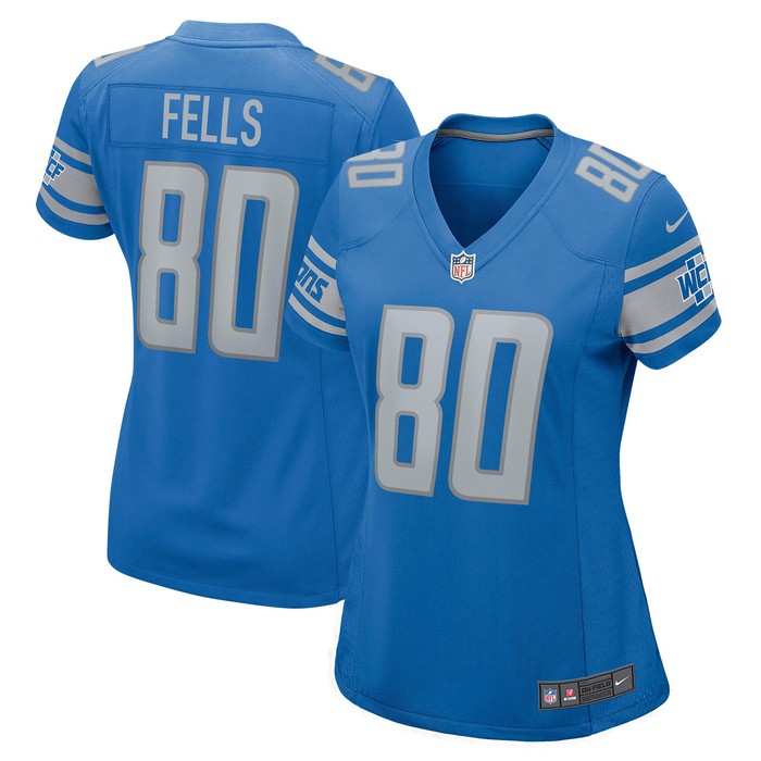 Darren Fells Detroit Lions Womens Game Player Jersey - Blue Nfl