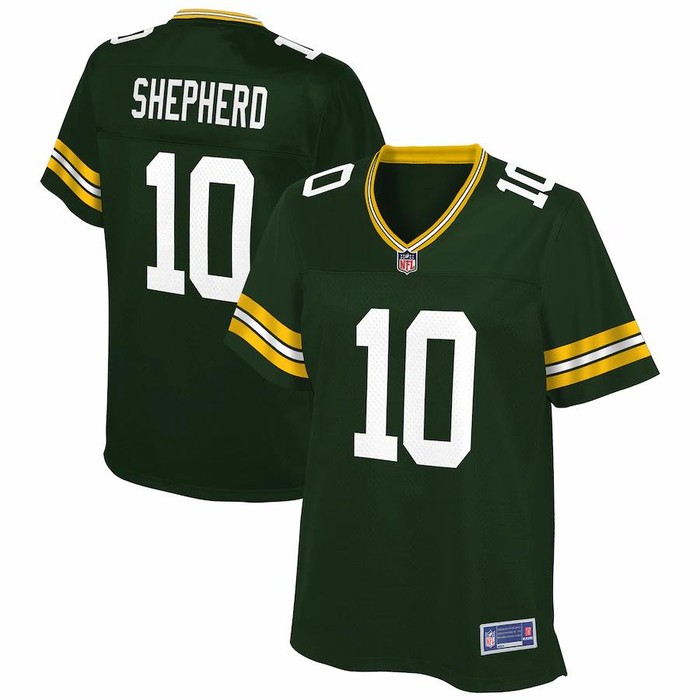 Darrius Shepherd Green Bay Packers Nfl Pro Line Womens Team Player Jersey - Green