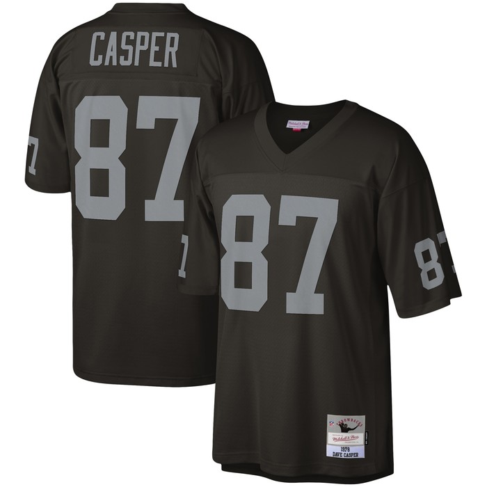 Dave Casper Las Vegas Raiders Mitchell & Ness 1976 Legacy Replica Jersey - Black Nfl