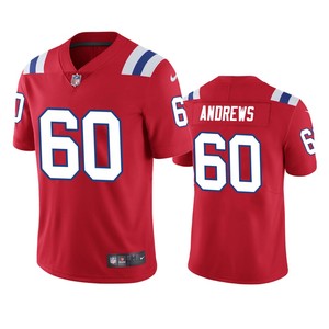 David Andrews New England Patriots Red Vapor Limited Jersey