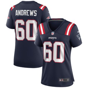 David Andrews New England Patriots Womens Game Jersey - Navy Nfl