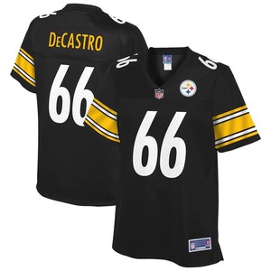 David Decastro Pittsburgh Steelers Nfl Pro Line Womens Player Jersey - Black