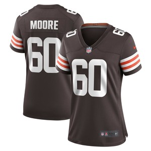 David Moore Cleveland Browns Womens Game Jersey - Brown Nfl