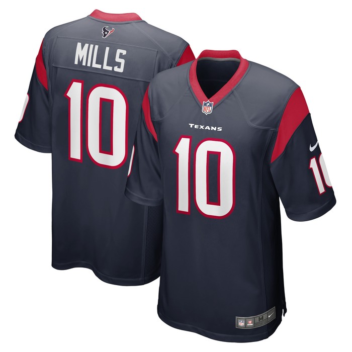 Davis Mills Houston Texans Game Jersey - Navy Nfl