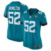 Davon Hamilton Jacksonville Jaguars Womens Game Jersey - Teal Nfl