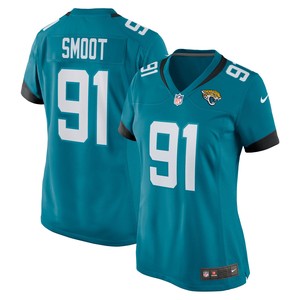 Dawuane Smoot Jacksonville Jaguars Womens Game Jersey - Teal Nfl