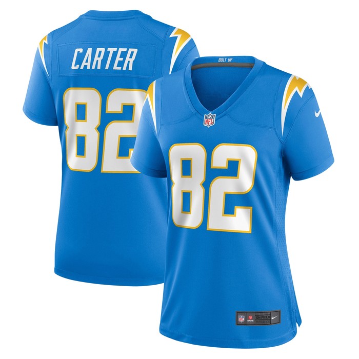 Deandre Carter Los Angeles Chargers Womens Game Jersey - Powder Blue Nfl