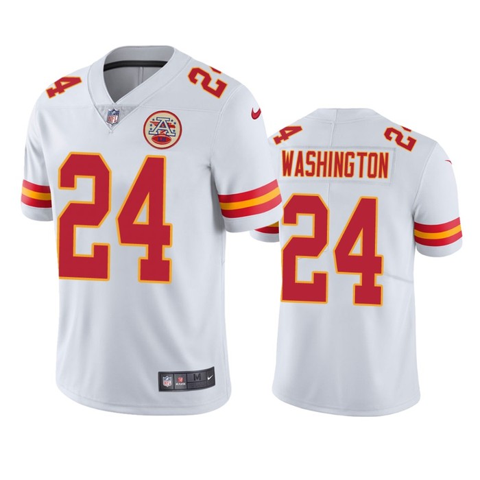 Deandre Washington Kansas City Chiefs White Vapor Limited Jersey