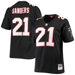 Deion Sanders Atlanta Falcons Mitchell & Ness Womens Legacy Replica Team Jersey - Black Nfl