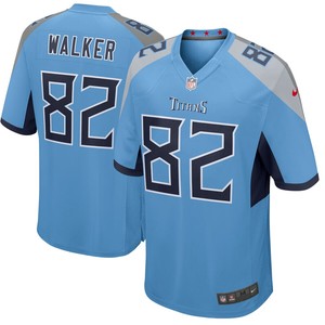 Delanie Walker Tennessee Titans Nike Player Game Jersey - Light Blue