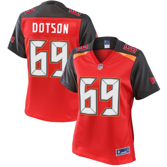 Demar Dotson Tampa Bay Buccaneers Nfl Pro Line Womens Player Jersey - Red