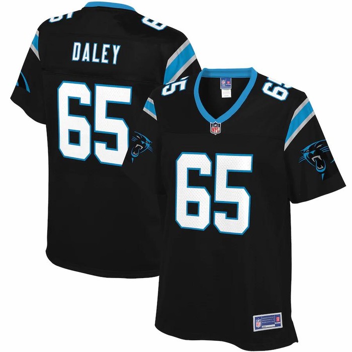 Dennis Daley Carolina Panthers Nfl Pro Line Womens Player Jersey - Black - Cocomos