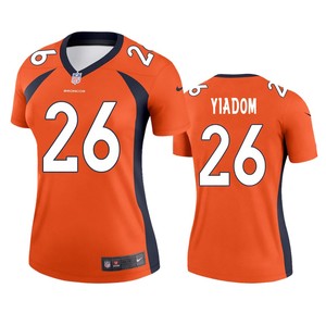 Denver Broncos #26 Isaac Yiadom Orange Legend Jersey