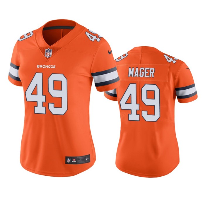 Denver Broncos Color Rush Limited Craig Mager Nike T-shirt