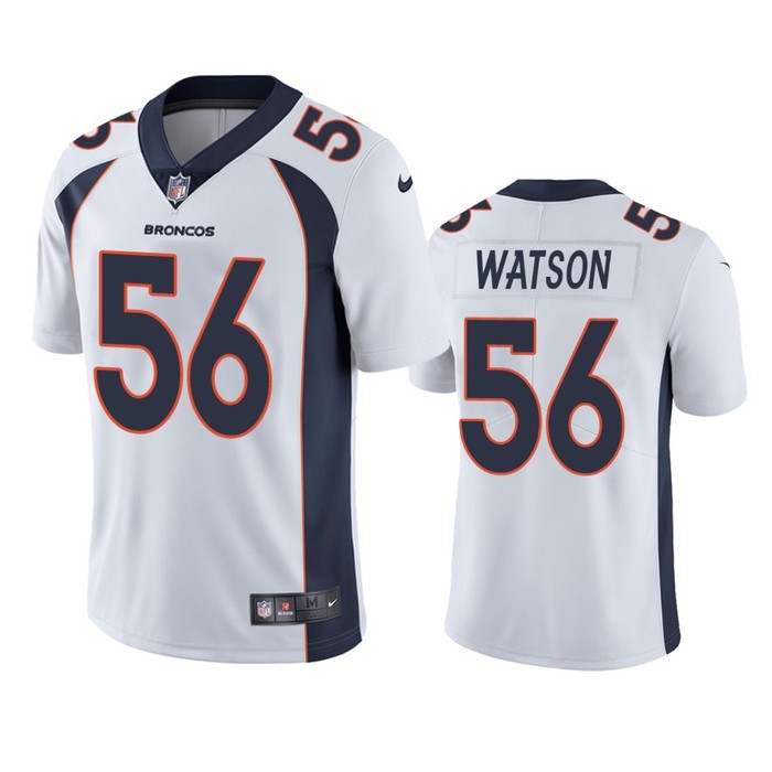 Denver Broncos Dekoda Watson White Vapor Untouchable Limited Jersey