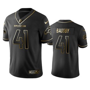 Denver Broncos Devante Bausby Black Golden Edition 2019 Vapor Limited Jersey - Mens