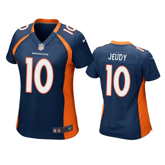 Denver Broncos Jerry Jeudy Navy 2020 Nfl Draft Game Jersey