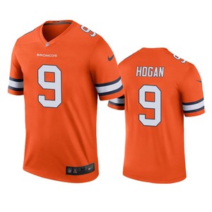 Denver Broncos Kevin Hogan Orange Color Rush Legend Jersey