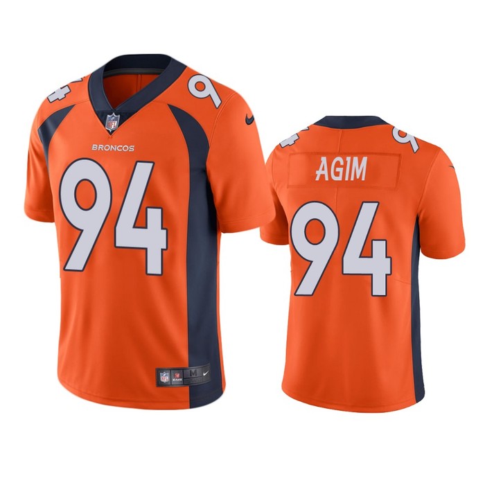 Denver Broncos Mctelvin Agim Orange Vapor Untouchable Limited Jersey