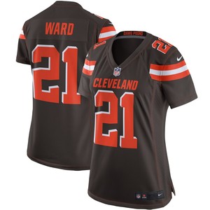 Denzel Ward Cleveland Browns Nike Womens Game Jersey - Brown