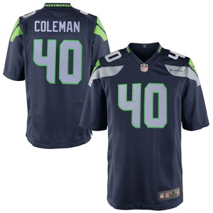 Derrick Coleman Seattle Seahawks Team Color Game Jersey - College Navy Nfl